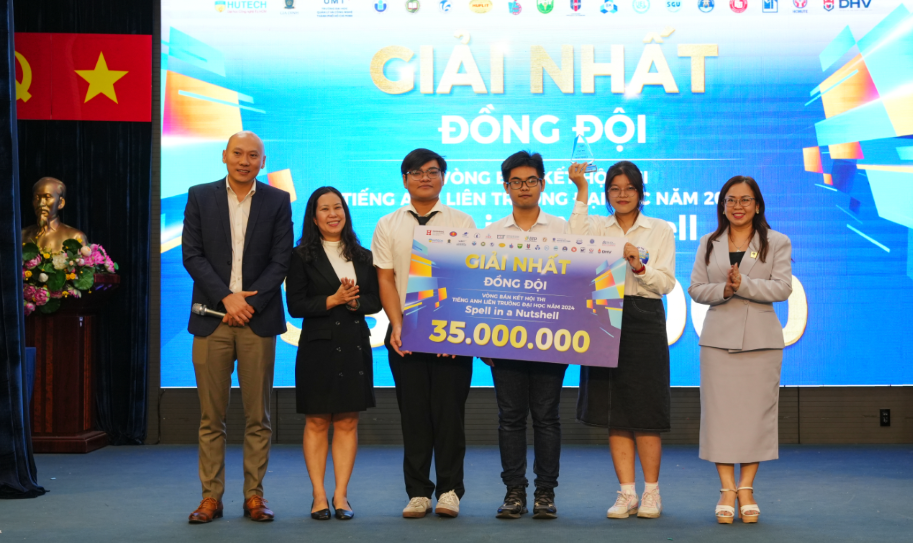 Sinh viên NTTU tiến thẳng vào chung kết Cuộc thi Tiếng Anh liên trường đại học năm 2024